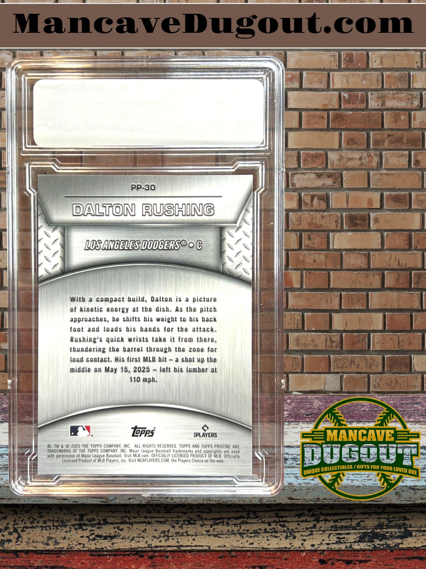 2025 Topps Pristine – Plated & Polished - Dalton Rushing — (RC) - #PP 30