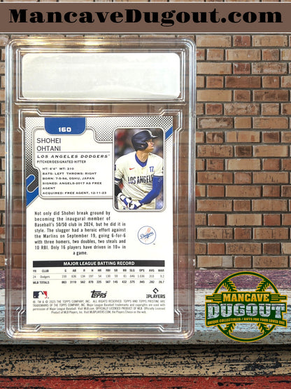 2025 Topps Pristine – Base Card #160 - Shohei Ohtani — LA Dodgers