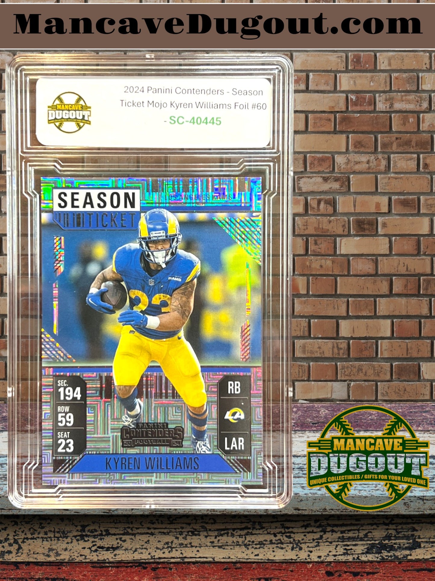 2024 Panini Contenders – Season Ticket Mojo - Kyren Williams — Foil Parallel - #60