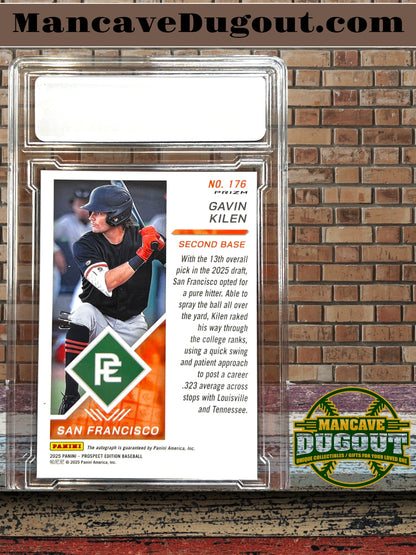 2025 Panini Prospect Edition - Gavin Kilen-Holo Signatures Auto #176 San Francisco Giants Prospect (RC)