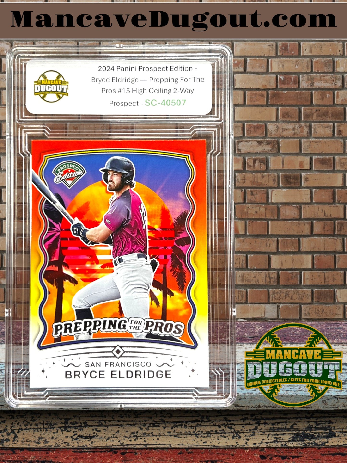 2024 Panini Prospect Edition - Bryce Eldridge — Prepping For The Pros #15 High Ceiling Two Way Prospect