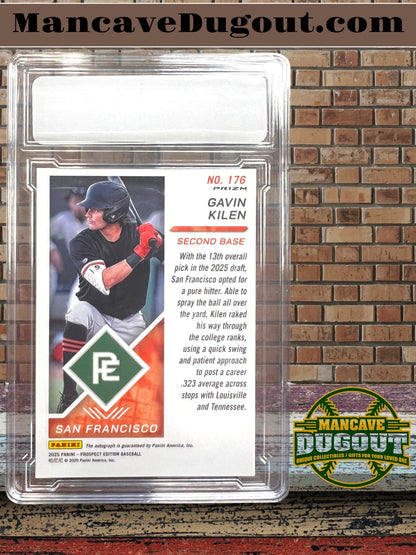 2025 Panini Prospect Edition - Gavin Kilen-Holo Signatures Auto #176 San Francisco Giants Prospect (RC)