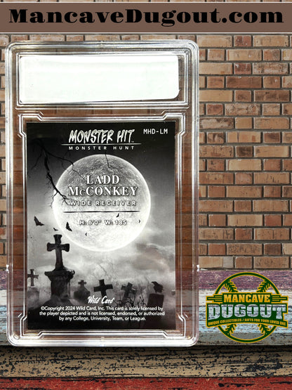 2024 Wild Card Monster Hit / Monster Hunt - Ladd McConkey • Rookie Card • 1/1 • MHD LM