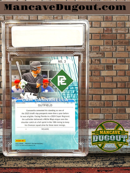 2025 Panini Prospect Edition - Cam Cannarella – 20 80 Scale #3 Serial Numbered 39/49