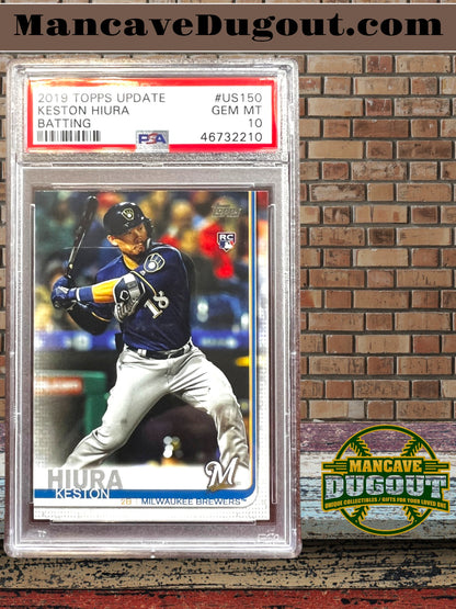 Keston Hiura — 2019 Topps Update - Rookie Card #US150 - PSA 10 Gem Mint