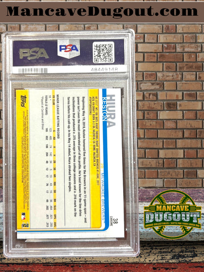 Keston Hiura — 2019 Topps Chrome Update - Rookie Card #38 - PSA 10 Gem Mint