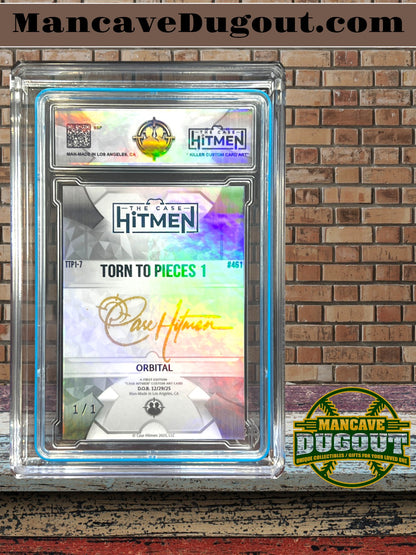 Case Hitmen – 1 of 1 - Art Torn To Pieces Custom Art Card #461  “Orbital”