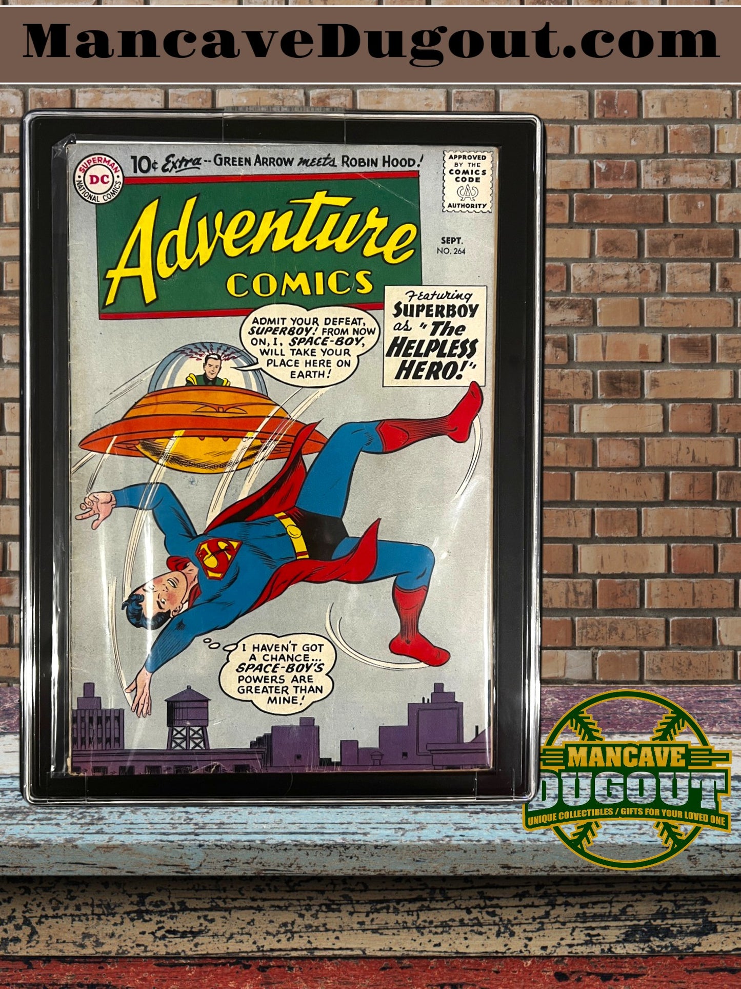 Adventure Comics #264 (September 1959) — Silver Age DC Anthology Issue - “The Helpless Hero”