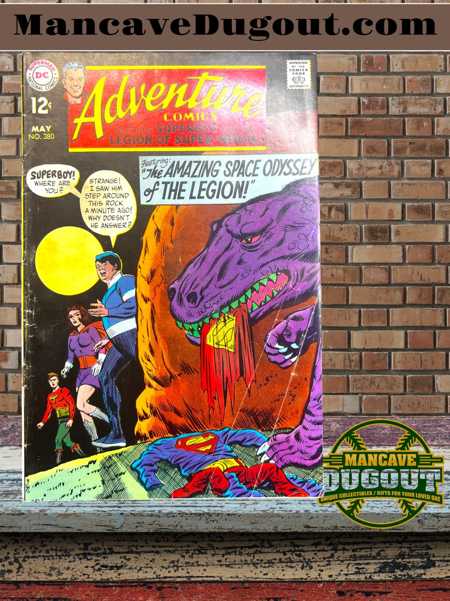 Adventure Comics #380 (May 1969) — Final Legion of Super Heroes Issue - “The Amazing Space Odyssey of the Legion!”