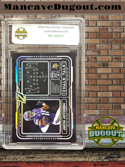 2024 Panini Zenith – ChalkTalk - Justin Jefferson #19 – Minnesota Vikings