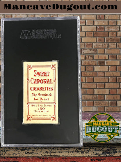 1909 T206 Tim Jordan - Brooklyn Superbas – Sweet Caporal 150 Series Authenticated