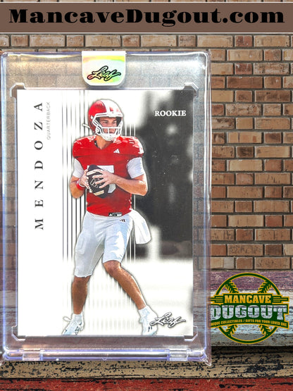 2025 Leaf Rookie – Fernando Mendoza #R 09 - Indiana – Rookie Card (RC) - Factory Leaf Sealed Slab