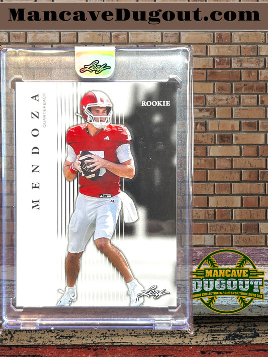 2025 Leaf Rookie – Fernando Mendoza #R 09 - Indiana – Rookie Card (RC) - Factory Leaf Sealed Slab