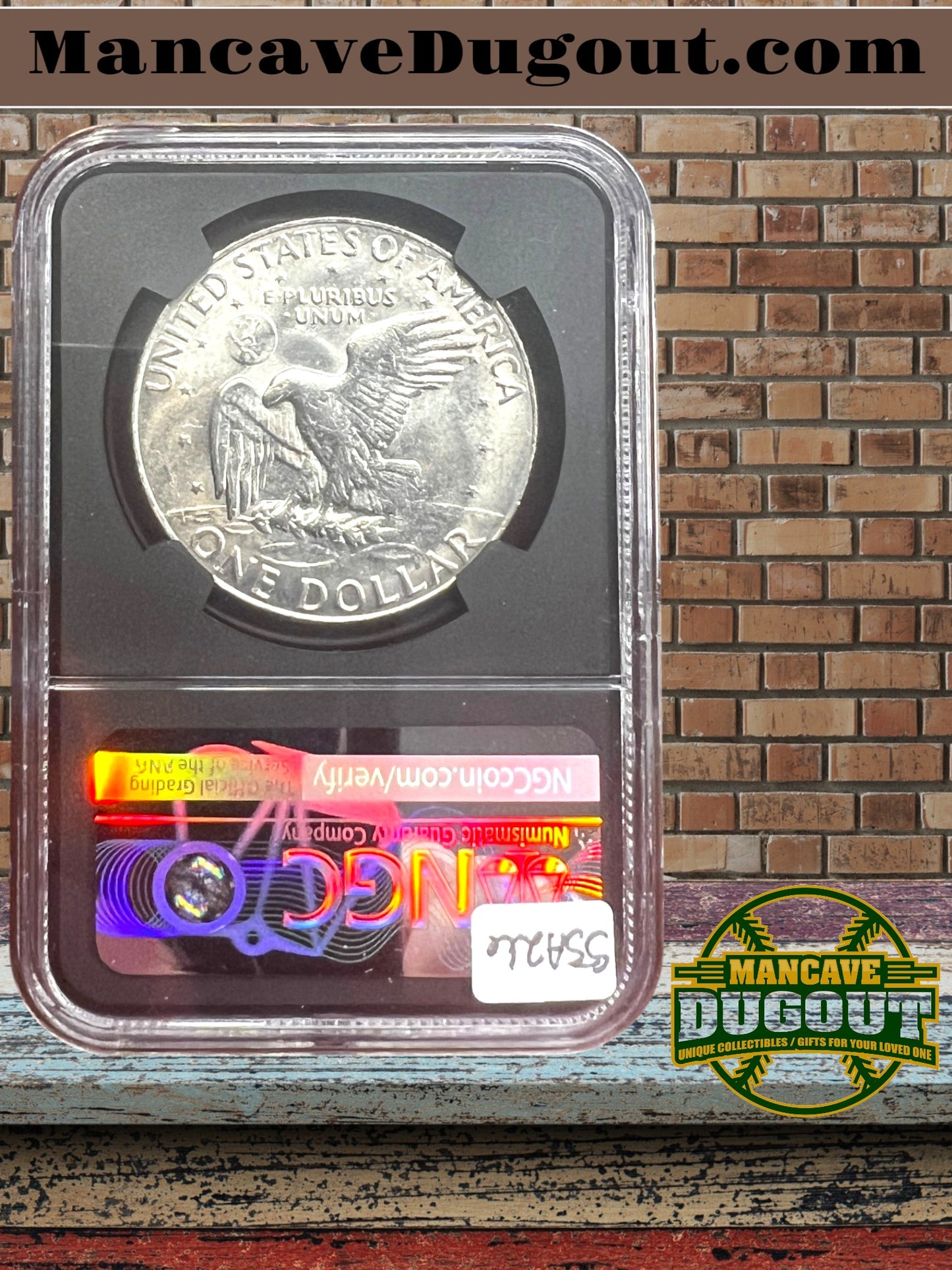 1978 D Eisenhower Dollar — NGC Brilliant AU