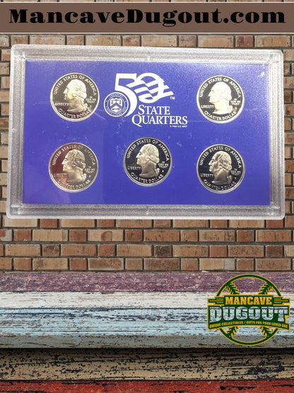 2008 State Quarter Clad Proof Set – U.S. Mint OGP & COA