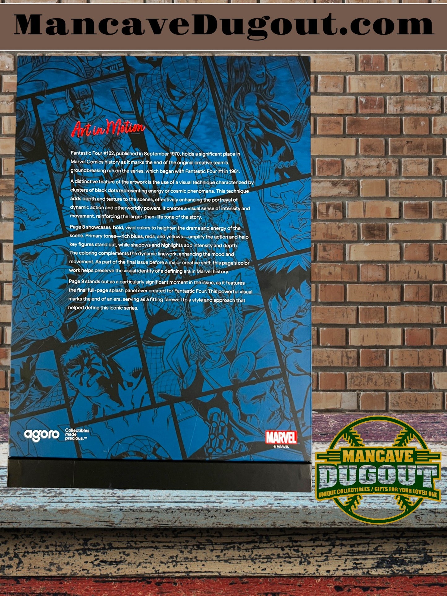 2026 Niue Marvel – Art in Motion Fantastic Four #102 Page - 1 oz .999 Silver Foil – Limited Edition #879/1000