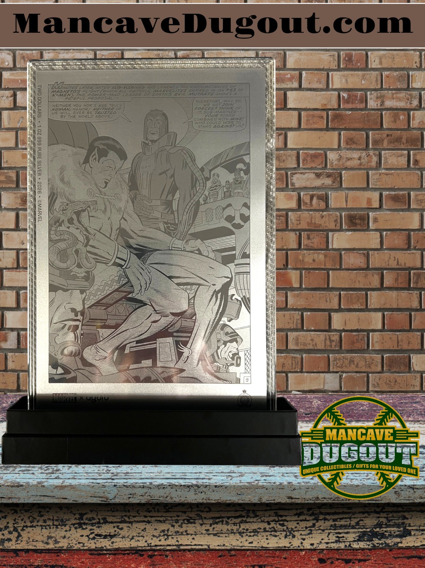2026 Niue Marvel – Art in Motion Fantastic Four #102 Page - 1 oz .999 Silver Foil – Limited Edition #879/1000