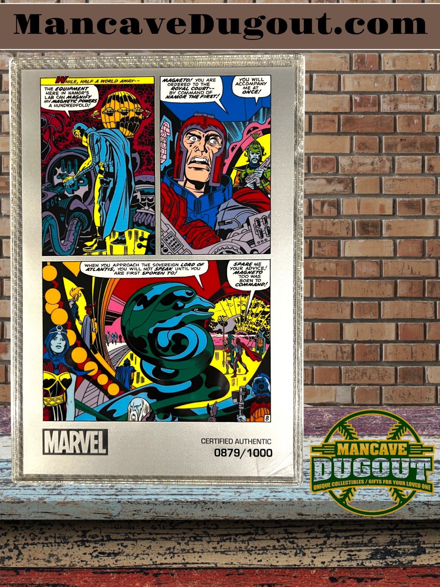 2026 Niue Marvel – Art in Motion Fantastic Four #102 Page - 1 oz .999 Silver Foil – Limited Edition #879/1000