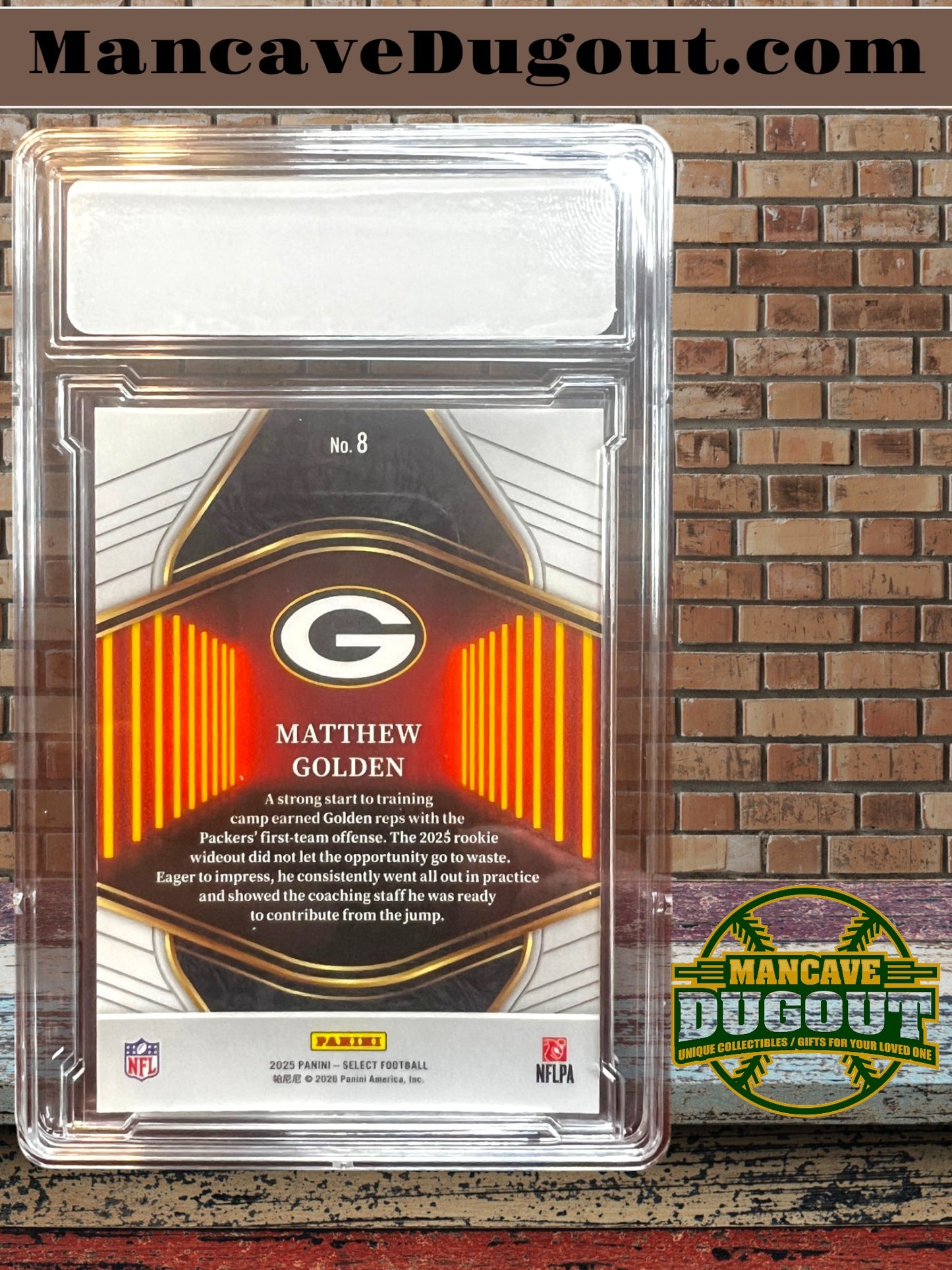 2025 Panini Select – Matthew Golden (RC) - Neon Icons • Silver Prizm