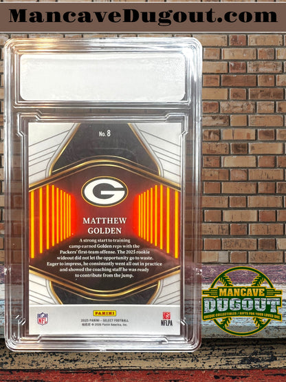 2025 Panini Select – Matthew Golden (RC) - Neon Icons • Silver Prizm
