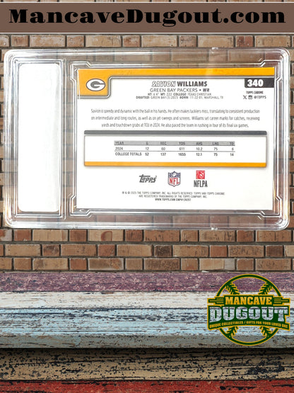 2025 Topps Chrome – Savion Williams (RC) - Base Rookie • #340