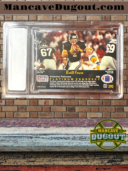 1991 Pro Set Platinum – Brett Favre Rookie #290 - Atlanta Falcons