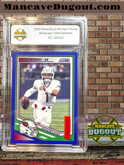 2025 Panini Score Football - Kyler Murray • Showcase Parallel #44 • Serial 1/250 • Arizona Cardinals
