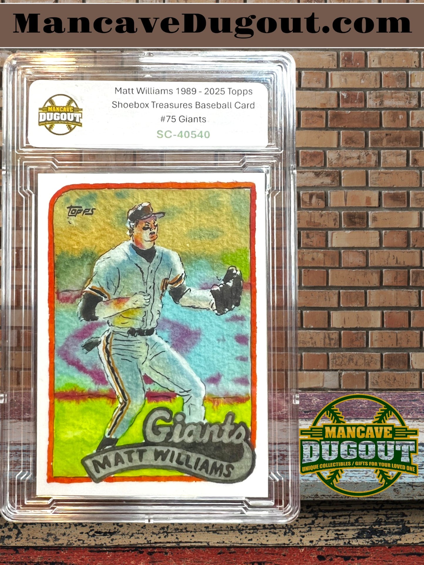 2025 Topps Shoebox Treasures - 1989 Topps Matt Williams #75 San Francisco Giants
