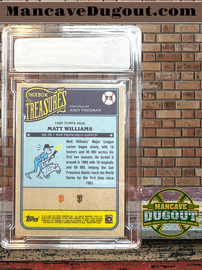 2025 Topps Shoebox Treasures - 1989 Topps Matt Williams #75 San Francisco Giants