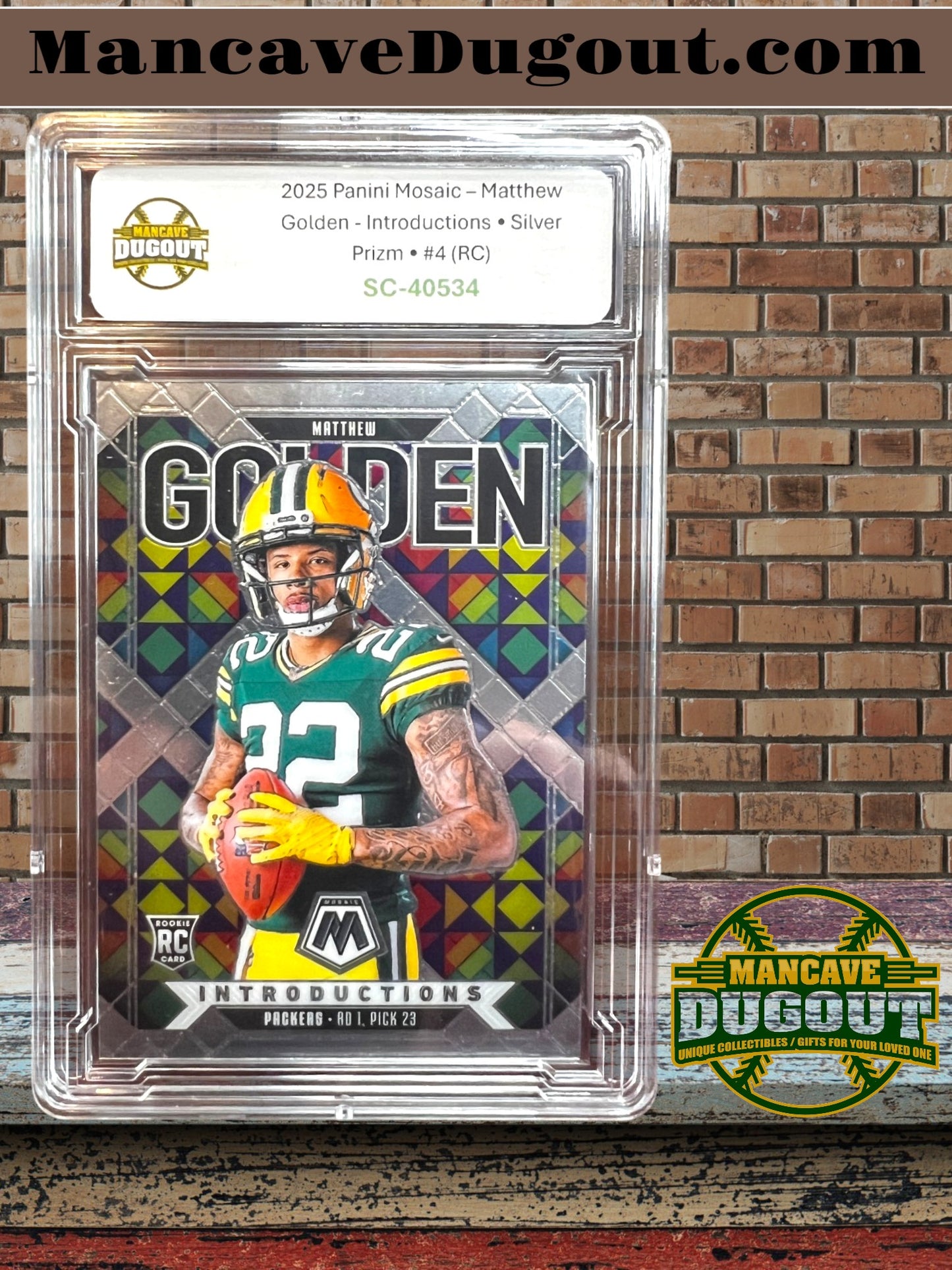 2025 Panini Mosaic – Matthew Golden - Introductions • Silver Prizm • #4 (RC)