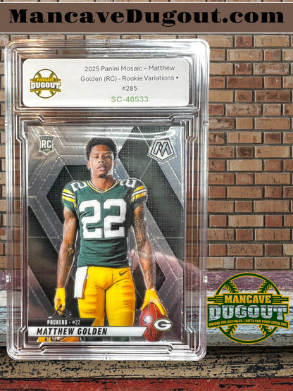 2025 Panini Mosaic – Matthew Golden (RC) - Rookie Variations • #285