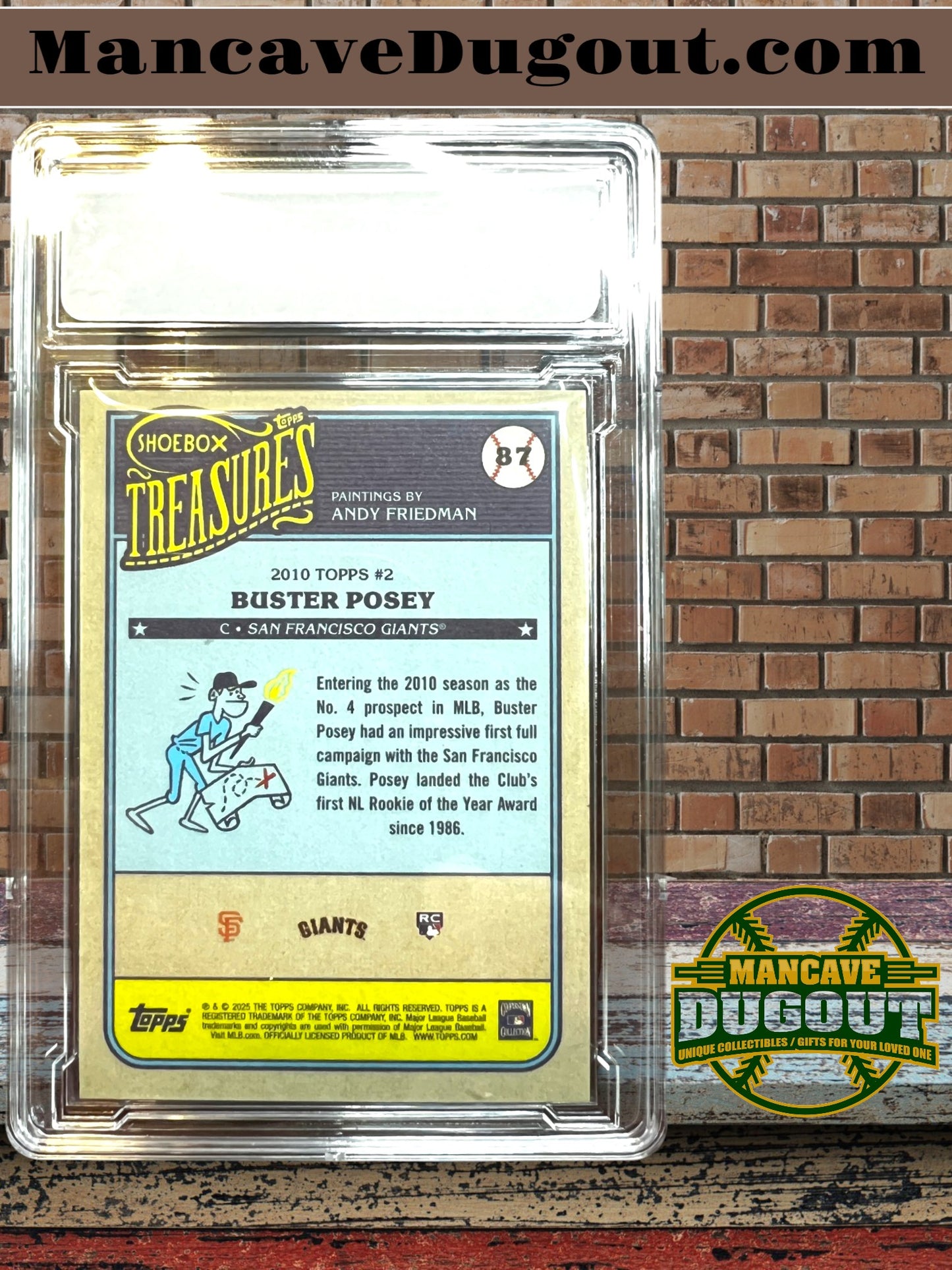 2025 Topps Shoebox Treasures - 2010 Topps Buster Posey #87