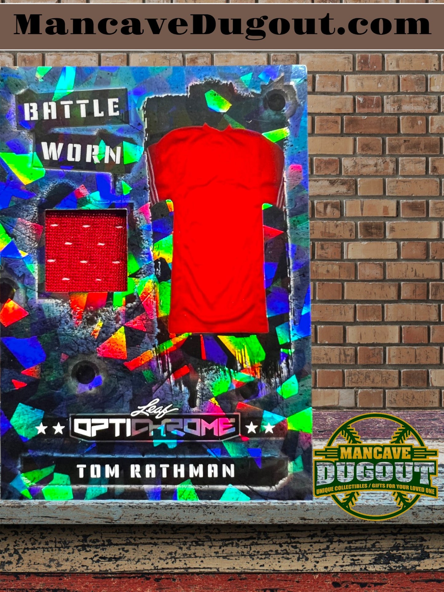 Tom Rathman — 2026 Leaf Optichrome - Battle Worn Jersey Memorabilia — #8/8