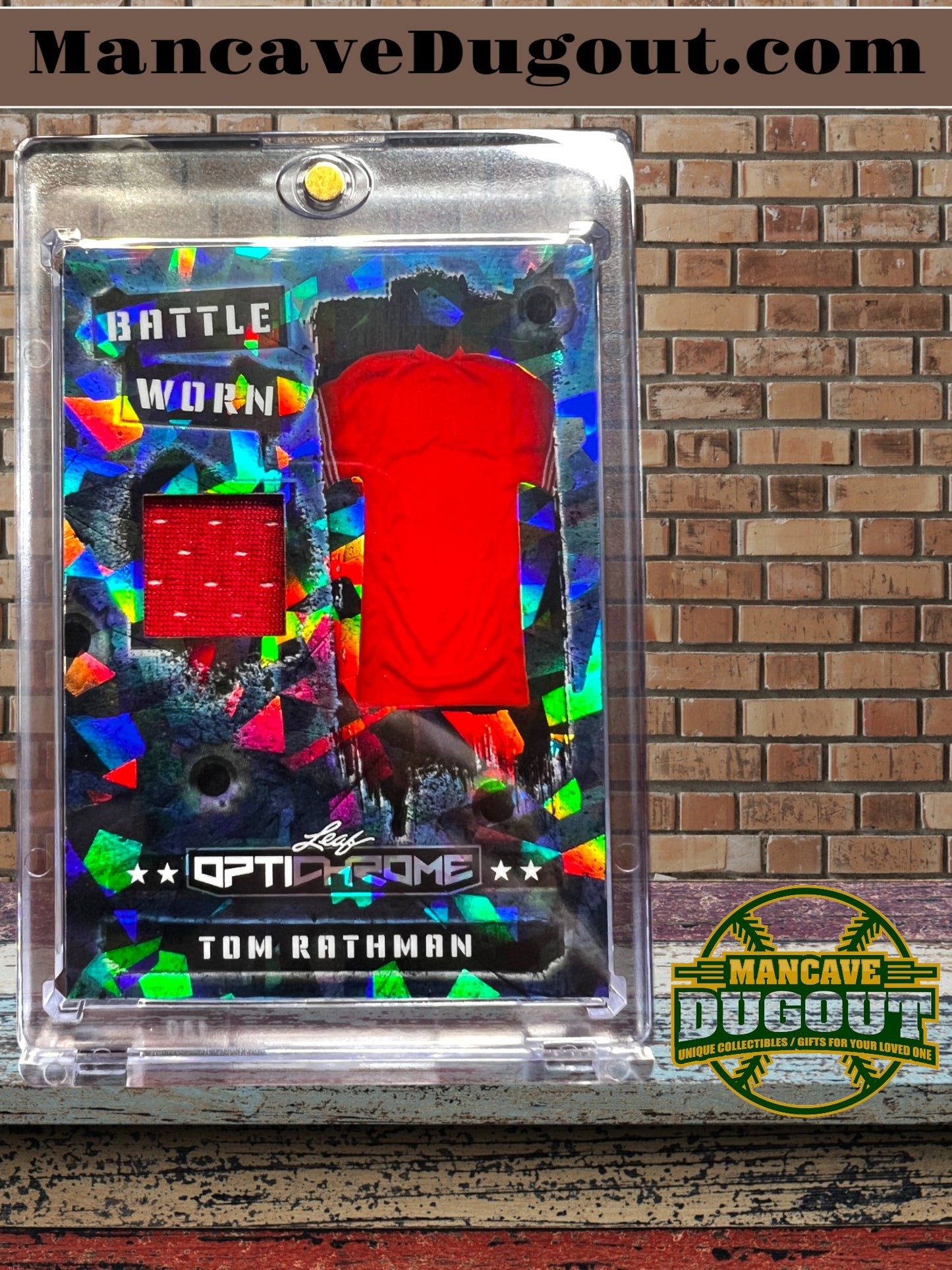 Tom Rathman — 2026 Leaf Optichrome - Battle Worn Jersey Memorabilia — #8/8
