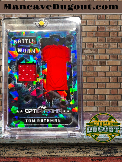Tom Rathman — 2026 Leaf Optichrome - Battle Worn Jersey Memorabilia — #8/8