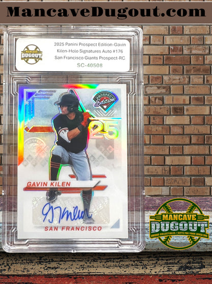 2025 Panini Prospect Edition - Gavin Kilen-Holo Signatures Auto #176 San Francisco Giants Prospect (RC)