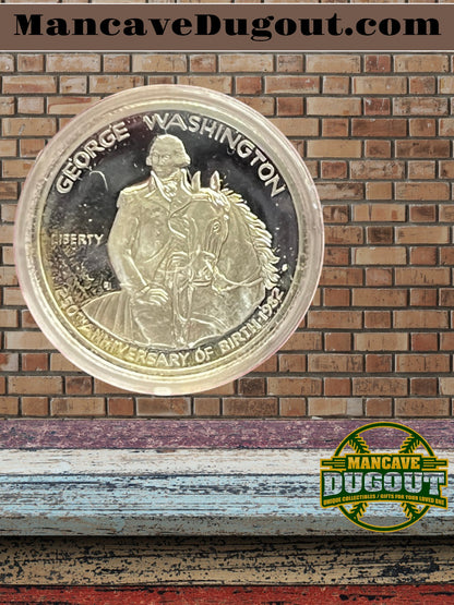 1982 -D George Washington BU Commemorative Proof Half dollar 90% silver-OGP and COA
