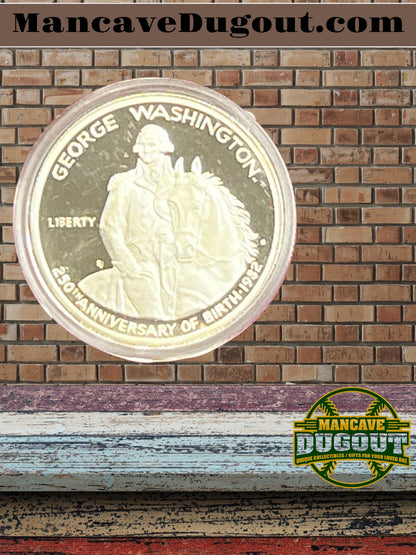 1982 -D George Washington BU Commemorative Proof Half dollar 90% silver-OGP and COA