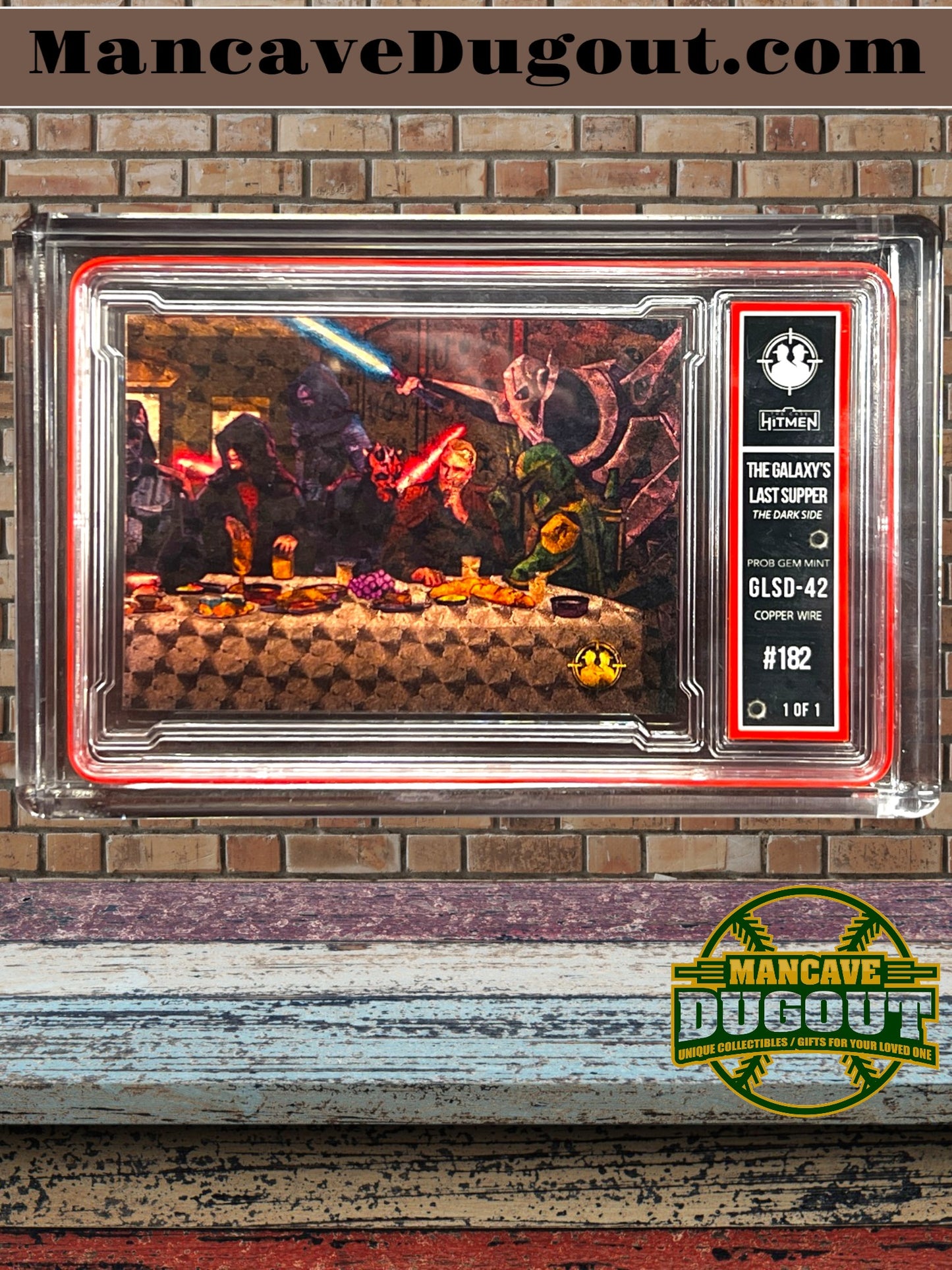 The Case Hitmen – 2024 The Galaxy’s Last Supper – Copper Wire Edition - The Dark Side • #181 • #182 • #GLSD 42 • 1/1