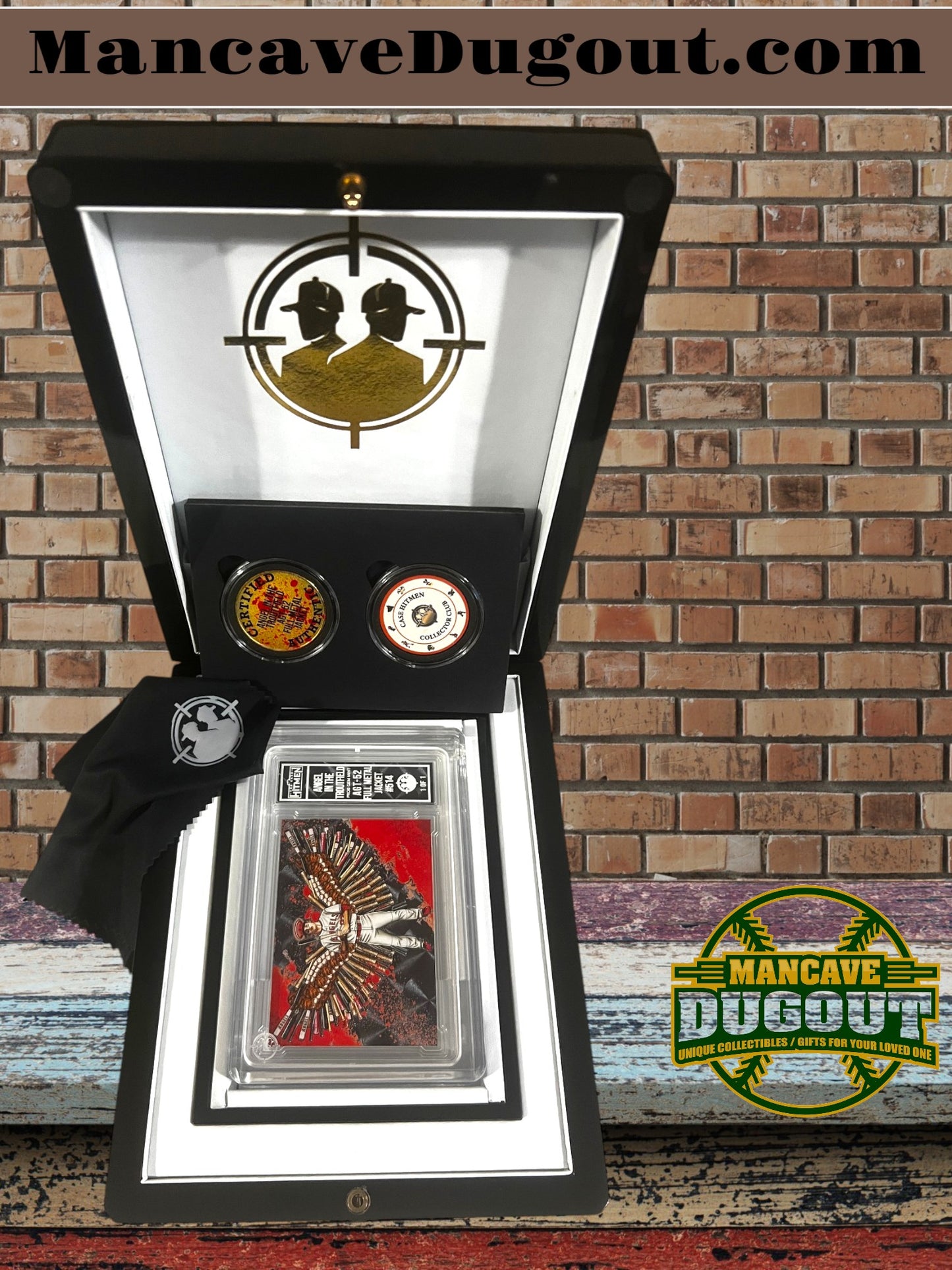 Mike Trout – Angel In The Troutfield – Full Metal Jacket - 2026 The Case Hitmen • Artist Proof 1/1
