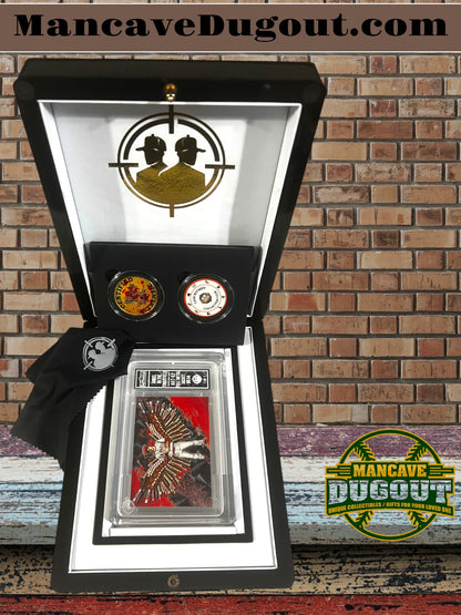 Mike Trout – Angel In The Troutfield – Full Metal Jacket - 2026 The Case Hitmen • Artist Proof 1/1