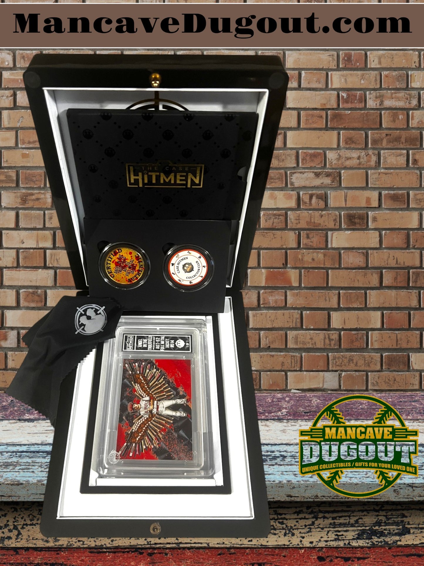 Mike Trout – Angel In The Troutfield – Full Metal Jacket - 2026 The Case Hitmen • Artist Proof 1/1
