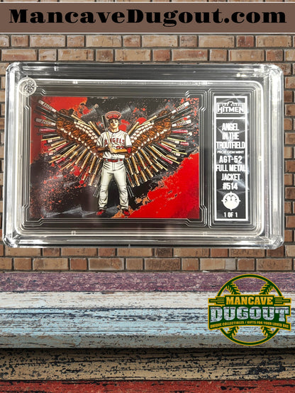 Mike Trout – Angel In The Troutfield – Full Metal Jacket - 2026 The Case Hitmen • Artist Proof 1/1