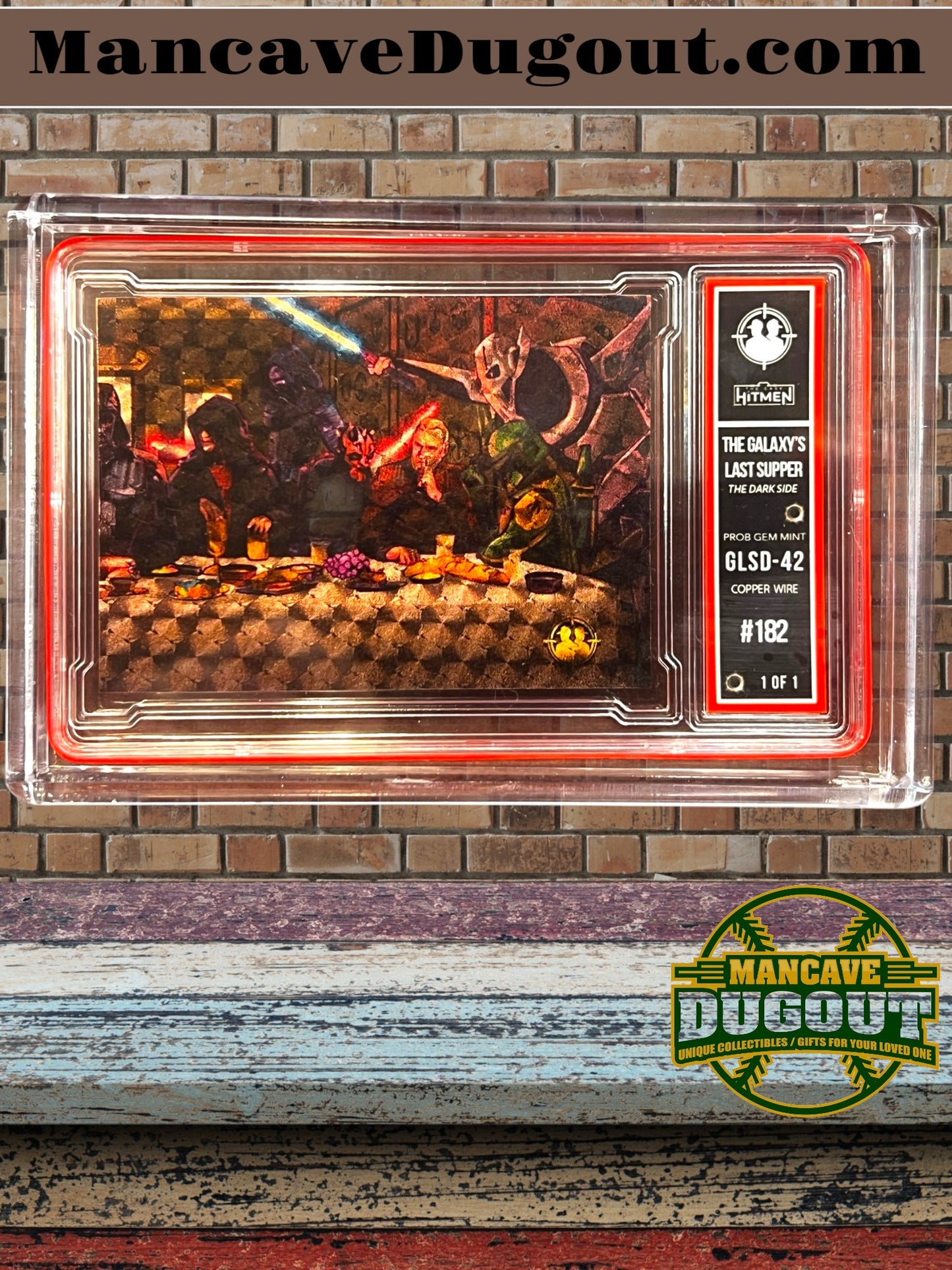 The Case Hitmen – 2024 The Galaxy’s Last Supper – Copper Wire Edition - The Dark Side • #181 • #182 • #GLSD 42 • 1/1