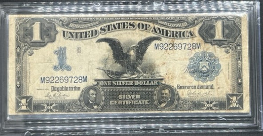 SERIES 1899 ONE DOLLAR SILVER CERTIFICATE LARGE NOTE