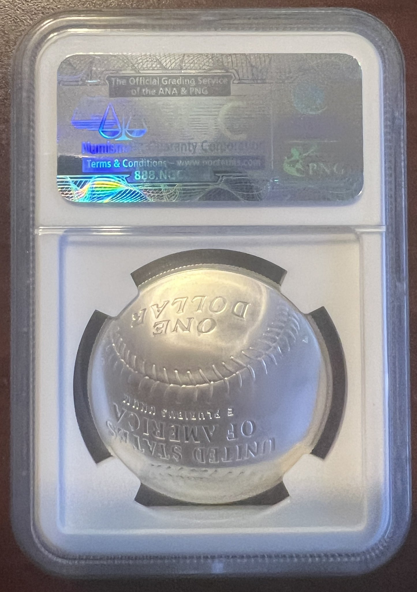 2014 Baseball Hall of Fame Silver Dollar – MS70