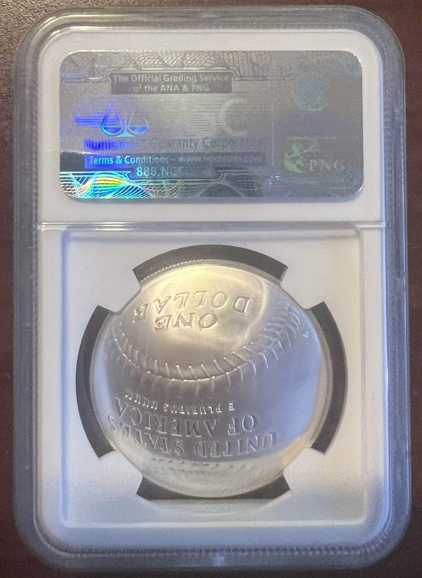 2014 Baseball Hall of Fame Silver Dollar – MS70
