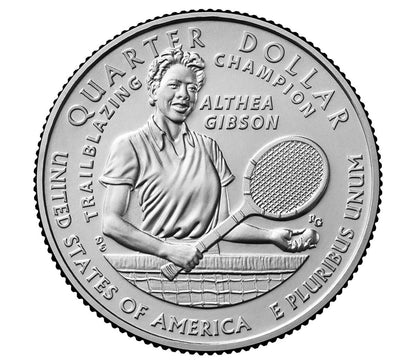 American Women Quarters 2025 Bags - Althea Gibson – Philadelphia (P)