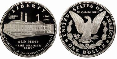 2006 S San Francisco Old Mint $1 Proof Silver Dollar Coin w/Box & COA