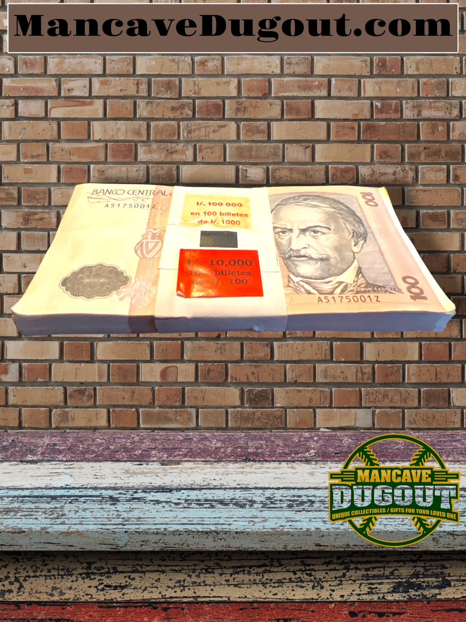 1987 Banco Central de Reserva del Peru Cien Initis banknote - 100 Uncirculated notes-Sequential